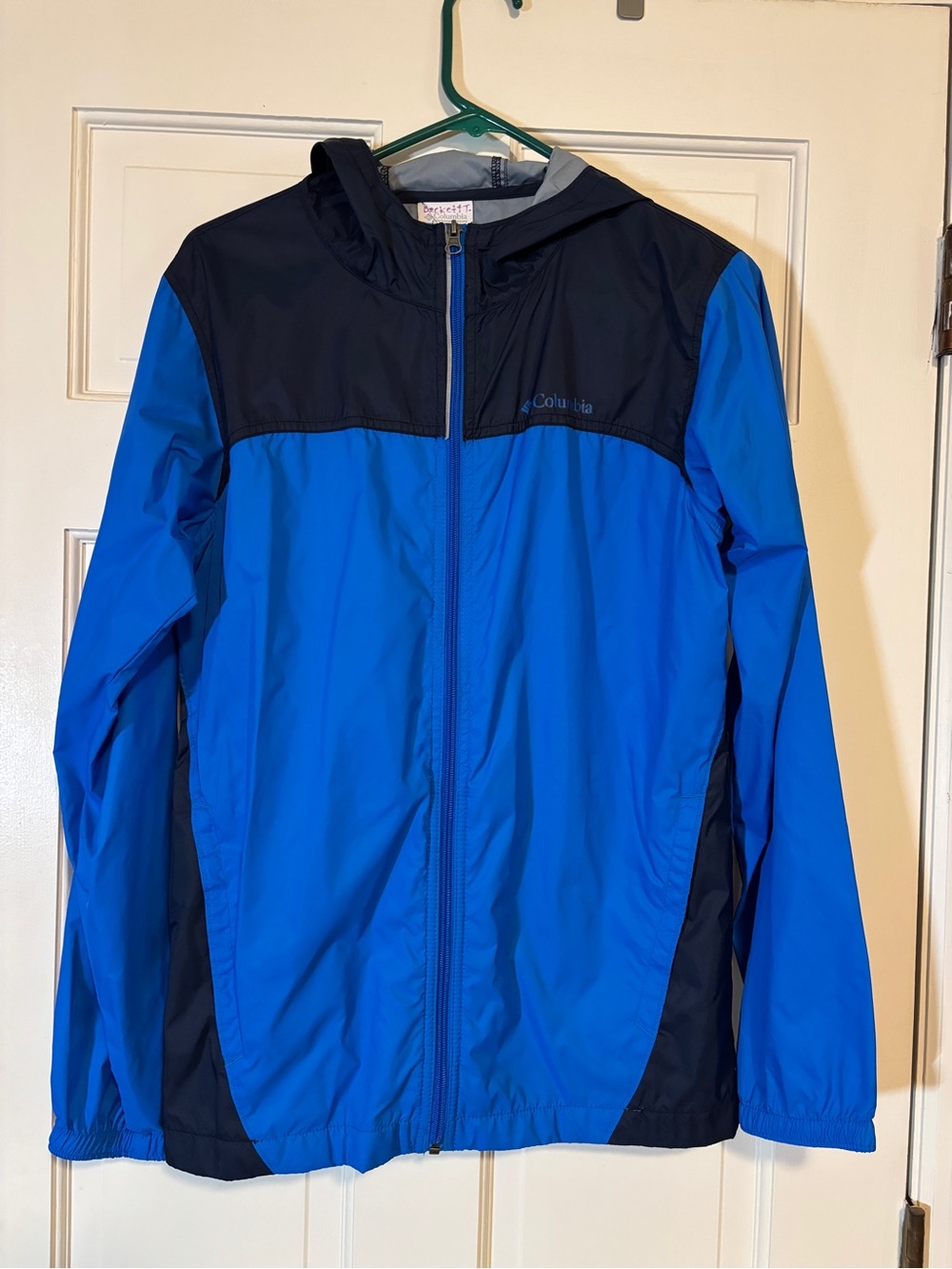 Columbia Blue & Navy Hooded Jacket